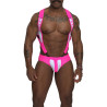 Sparta's Harness Body Slip Nettuno Rose Neon